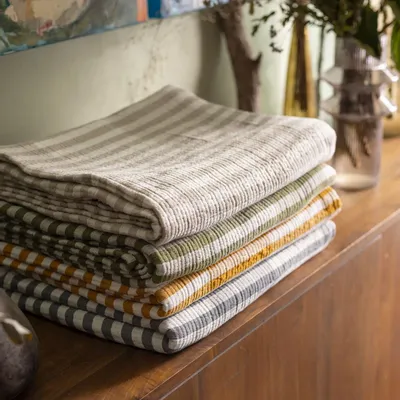 Bed linens - Bedspread Calista Safran 180 X 260 - MAISON VIVARAISE - SDE VIVARAISE WINKLER