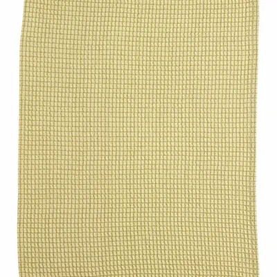 Dish towels - Two-tone waffle-weave tea towel Mumba Bergamote naturel 50 X 70 - MAISON VIVARAISE - SDE VIVARAISE WINKLER