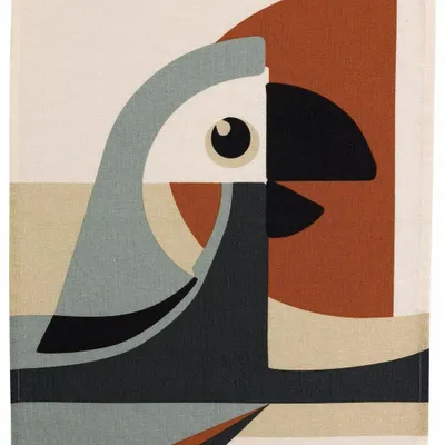 Dish towels - Tea Towel Loro Ciel 50 X 70 - MAISON VIVARAISE - SDE VIVARAISE WINKLER