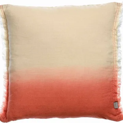 Coussins - Coussin Zeff Shade Pêche 45 x 45 - MAISON VIVARAISE - SDE VIVARAISE WINKLER