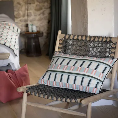 Cushions - Printed cushion Jason Ciel 40 X 65 - MAISON VIVARAISE - SDE VIVARAISE WINKLER