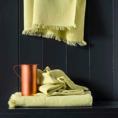 Serviettes de bain - Maxi drap de bain Luna Butter 100 x 160 - LA CERISE SUR LE GATEAU