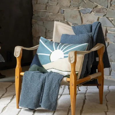 Cushions - Recycled Cushion Maia Plomb 45 X 45 - MAISON VIVARAISE - SDE VIVARAISE WINKLER