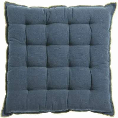 Linge de table textile - Galette de chaise Grace recyclée Corinthe 40 x 40 x 3 - MAISON VIVARAISE - SDE VIVARAISE WINKLER