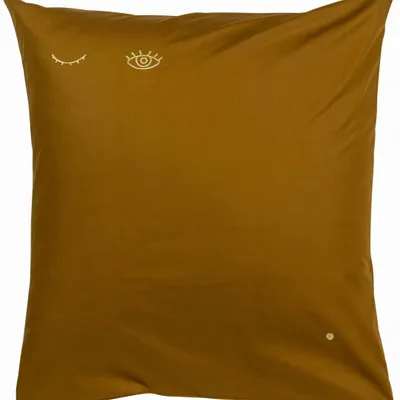 Linge de lit - Taie d'oreiller Eyes Nuts 65 x 65 - LA CERISE SUR LE GATEAU