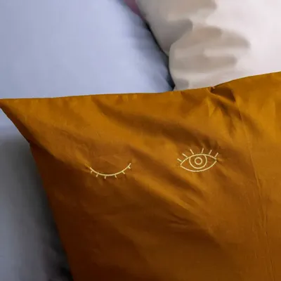 Linge de lit - Taie d'oreiller Eyes Nuts 65 x 65 - LA CERISE SUR LE GATEAU