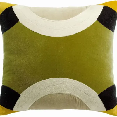 Cushions - Patou Cushion Olive 45 X 45 - MAISON VIVARAISE - SDE VIVARAISE WINKLER