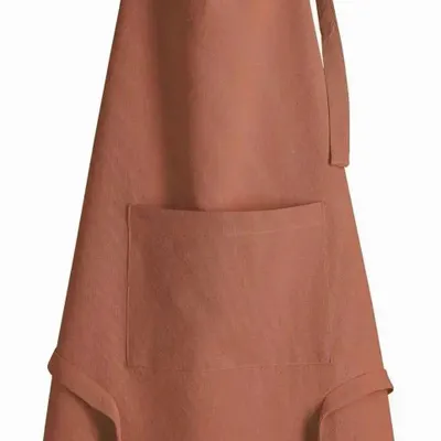 Aprons - Recycled kitchen apron Ada Cuivre 72 X 85 - MAISON VIVARAISE - SDE VIVARAISE WINKLER