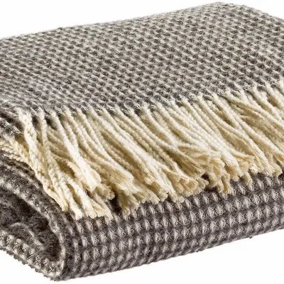 Throw blankets - Recycled throw Vittoria Ombre 130 X 180 - MAISON VIVARAISE - SDE VIVARAISE WINKLER