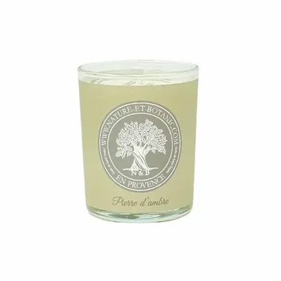 Candles - SCENTED CANDLE SET OF 6 (AMBER STONE) - NATURE & BOTANIC
