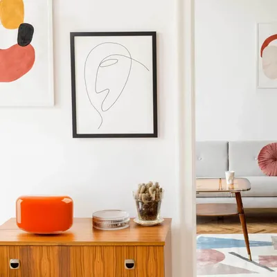 Lampes à poser - Lampe à poser en verre orange, LIVO - C-CRÉATION | BOUDET