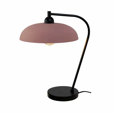 Lampes à poser - Lampe à poser en métal rose et cordon textile, OLIE - C-CRÉATION | BOUDET