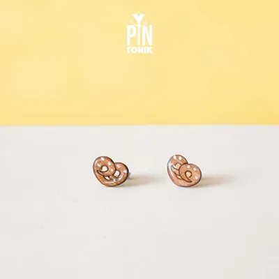 Pretzel Stud Earring - PINTONIK