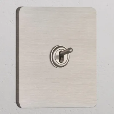 Desk lamps - Grove 1G Toggle Switch, Satin Nickel - CORSTON ARCHITECTURAL DETAIL