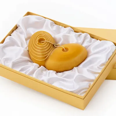 Candles - Golden Heart Energy Candle - PERGER 1757