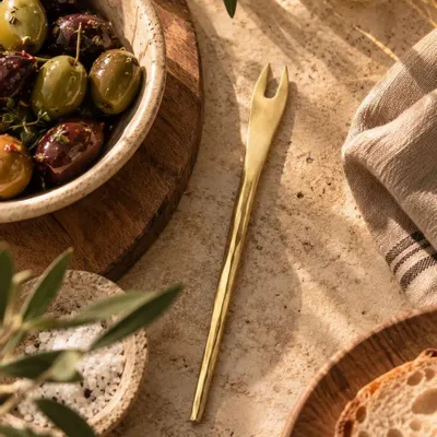 Fourchettes - La Fourchette Olive - Or - L - BAZAR BIZAR LIVING