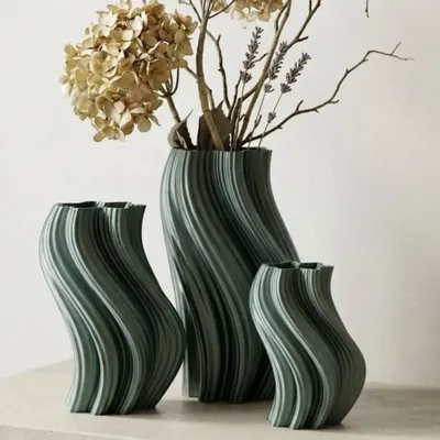 Office design and planning - Vase "Heat Wave" - AUURA