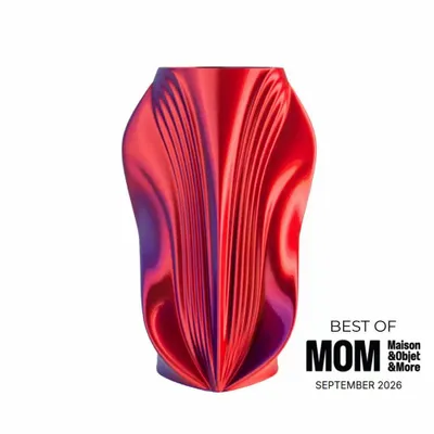 Aménagements pour bureau - Vase « Plaisir» | Multicolore, or/violet/rouge (Le meilleur de MOM 26) - AUURA