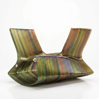 Lounge chairs for hospitalities & contracts - Rocking Conversation Chair - POST INDUSTRIAL CRAFTS