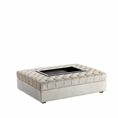 Ottomans - RICHMOND POUF CAPITONNÉ - SIWA SOFT STYLE HOME