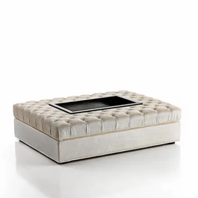 Ottomans - RICHMOND POUF CAPITONNÉ - SIWA SOFT STYLE HOME