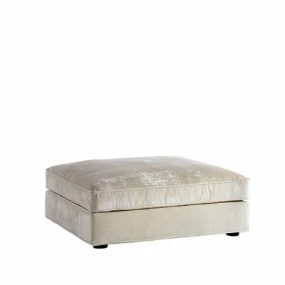 Ottomans - RICHMOND POUF SMOOTH - SIWA SOFT STYLE HOME