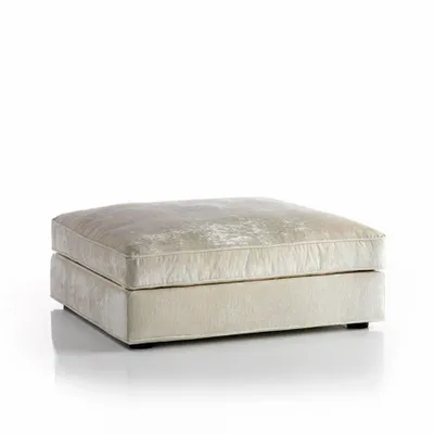 Ottomans - RICHMOND POUF SMOOTH - SIWA SOFT STYLE HOME