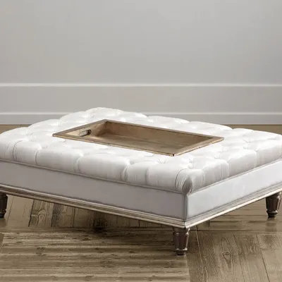 Ottomans - EDUARD SMALL POUF CAPITONNÈ - SIWA SOFT STYLE HOME