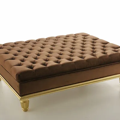 Poufs - POUF TOTAL CAPITONNÉ EDUARD - SIWA SOFT STYLE HOME