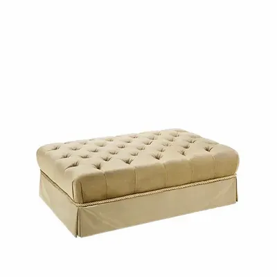 Repose-pieds - POUF CAPITONNÉ WILLIAM - SIWA SOFT STYLE HOME