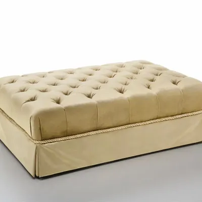 Repose-pieds - POUF CAPITONNÉ WILLIAM - SIWA SOFT STYLE HOME