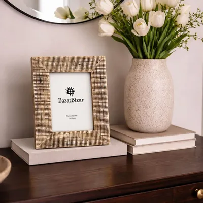 Frames - The Desert Weave Frame - Antique - 13x18 - BAZAR BIZAR LIVING