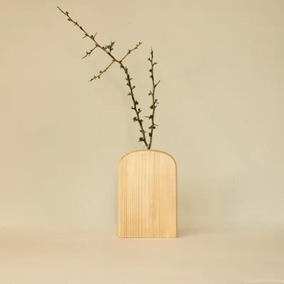 Floral decoration - Wooden Vase - WOODEN STORY
