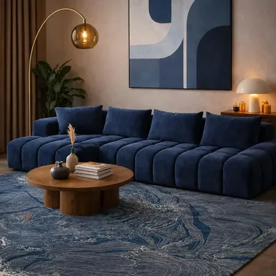 Tapis contemporains - Tapis Abro o bad - MAISON TAHISSA