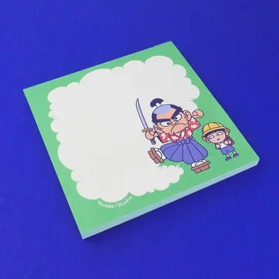 Stationery - "Samurai” notepad - Size 10 x 10 cm - YEAAAH! STUDIO