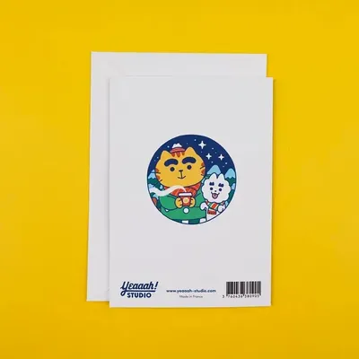 Card shop - Hot chocolate” greeting card - YEAAAH! STUDIO
