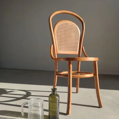 Chaises - Chaise cannée en bois naturel - OFFICE OBJETS