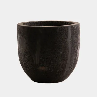 Decorative objects - Black coconut plant pot - DESIGN TRIP
