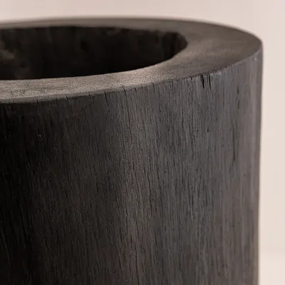 Decorative objects - Solid coconut wood pot - DESIGN TRIP