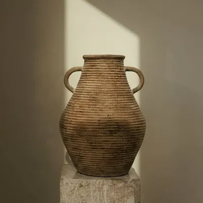 Decorative objects - Alam pot - antique finish - DESIGN TRIP