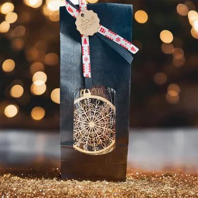 Christmas garlands and baubles - Christmas baubles - Wood lace collection - 9 pieces - LA COUR DU JUCH