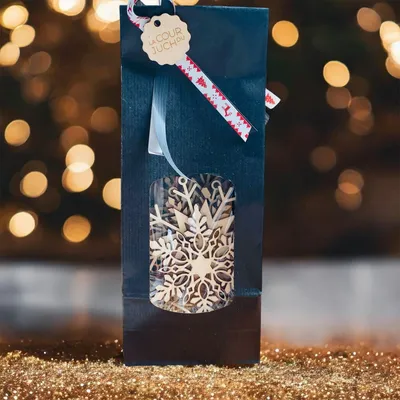 Christmas garlands and baubles - Christmas Star - Wood Lace Collection - 9 pieces - LA COUR DU JUCH
