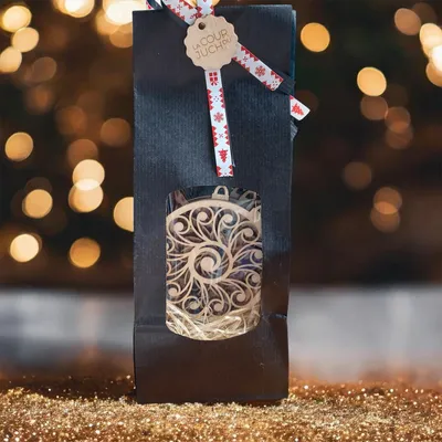 Guirlandes et boules de Noël - Boule de Noël - Collection Ornement de bois - 9 pièces - LA COUR DU JUCH