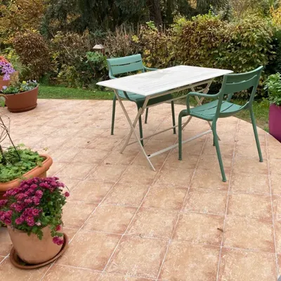 Indoor floor coverings - Pont du Gard Ocre tiles — Interior - LIGERIO