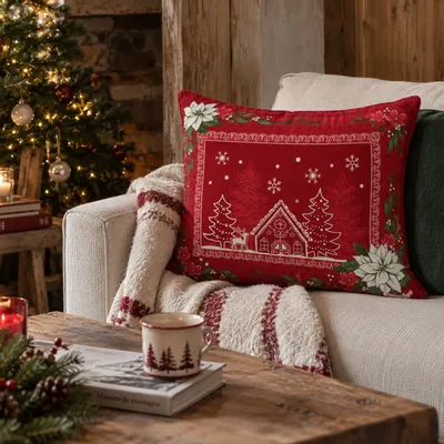 Coussins textile - Housse de coussin Magie de Noël - BEAUVILLÉ
