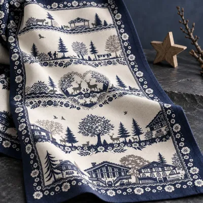 Torchons textile - Torchon Chalets enchantés - BEAUVILLÉ