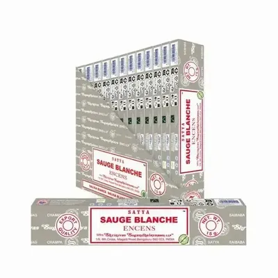 Home fragrances - Satya White Sage Incense 15g - ARABESK