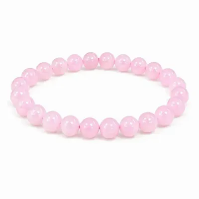 Parfums d'intérieur - Bracelet Quartz Rose Perles 8mm - ARABESK