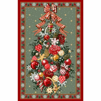 Dish towels - Merry Christmas tea towel - BEAUVILLÉ