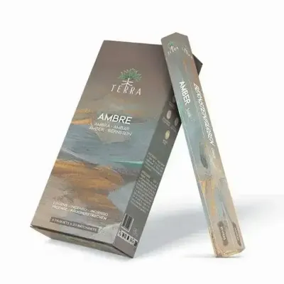 Parfums d'intérieur - Encens Terra Sans Charbon Hexa - Ambre 30g - ARABESK